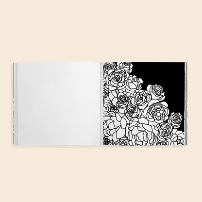 Bloom: A Stocking Stuffer Size Floral Coloring Book