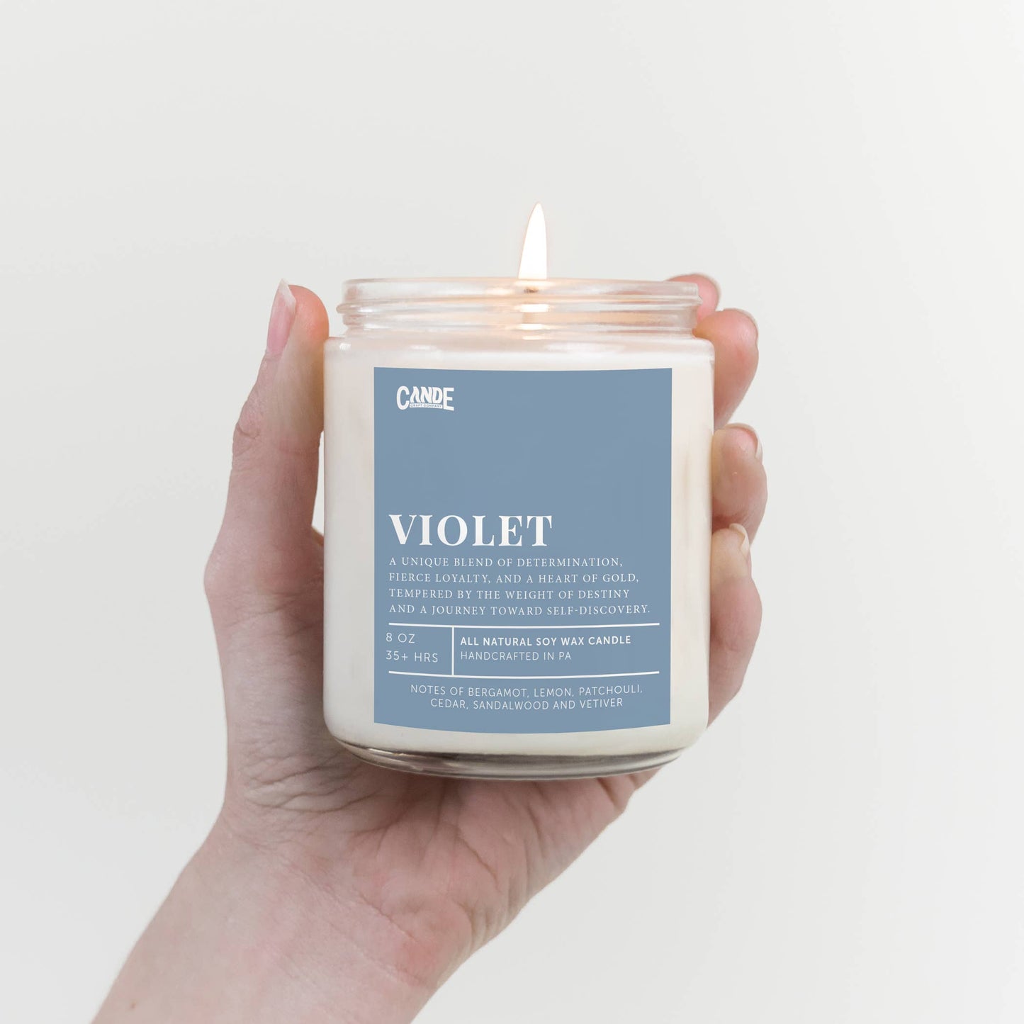 Violet Scented Candle - Fourth Wing Inspired Candles: Standard