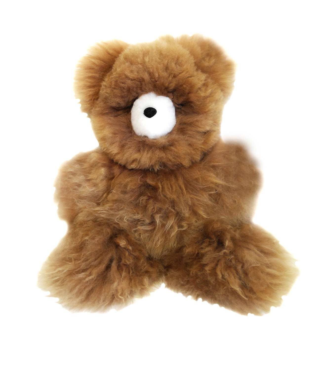 10" Small Alpaca Stuffed Animal - Bear