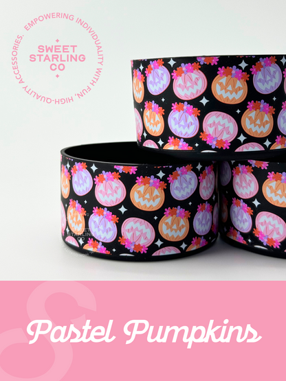 Pastel Pumpkins Tumbler Boots