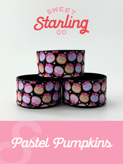 Pastel Pumpkins Tumbler Boots