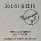 Writing all the thing's printed list pad 50 sheets