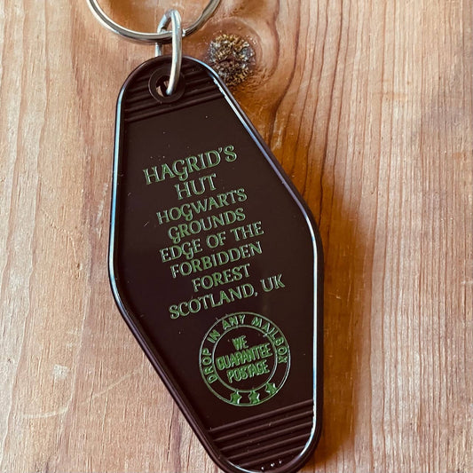 Motel Key Fob - Hagrid's Hut (Harry Potter)