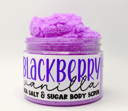 Blackberry Vanilla - Sea Salt and Sugar Body Scrub 