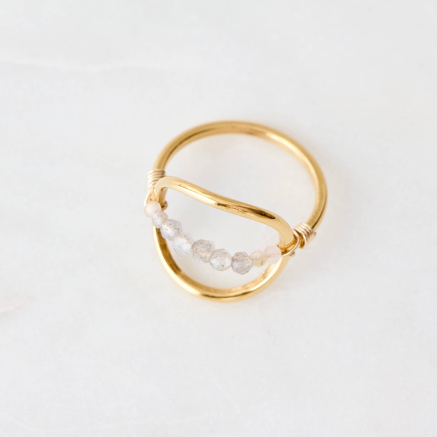 Labradorite Ring - Waterproof