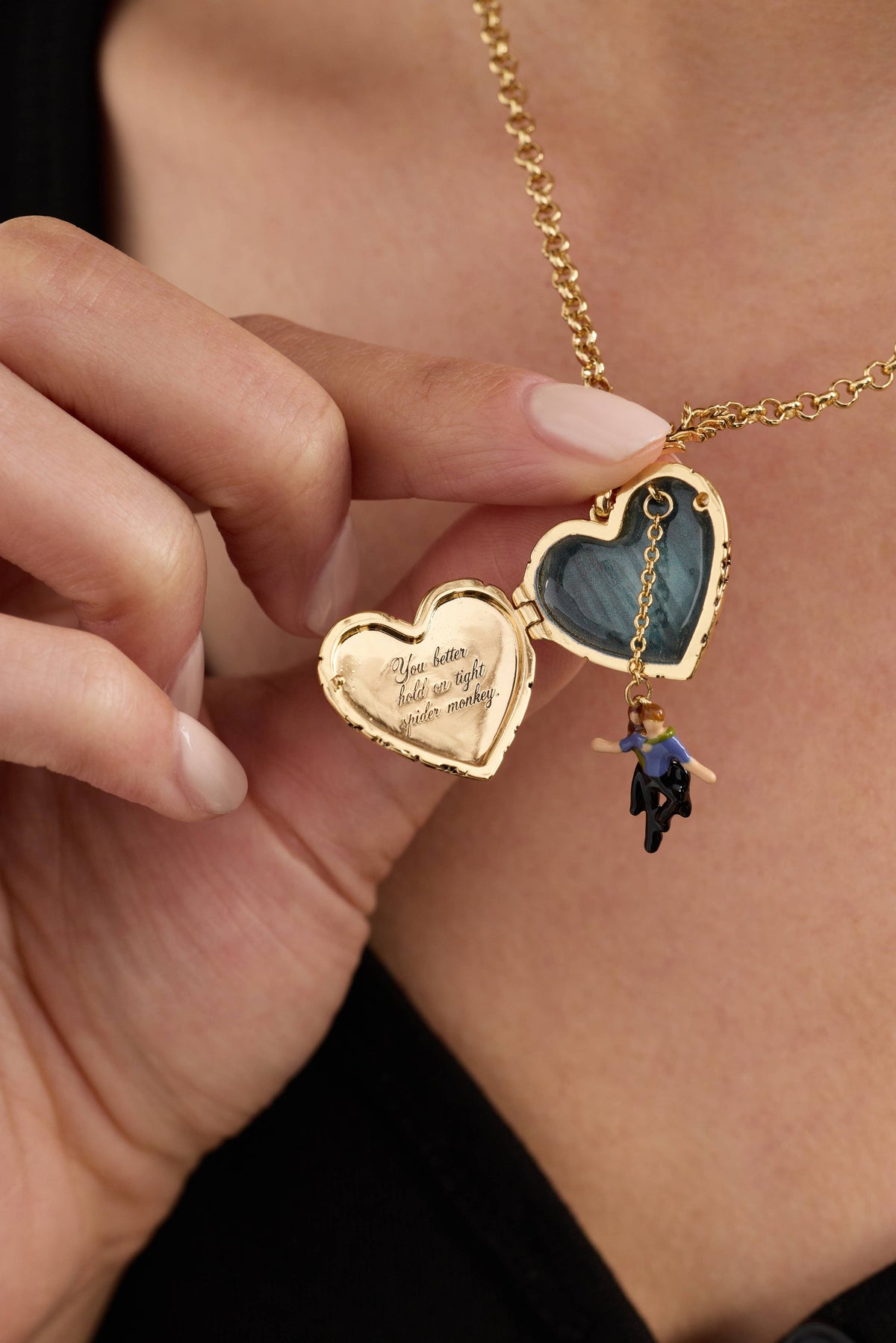 The Twilight Saga Spider Monkey Locket Necklace