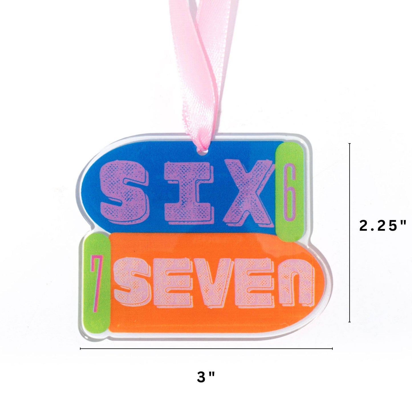 6 7 Six Seven gift 6 7 stocking stuffer gift 67 Christmas : Ornament