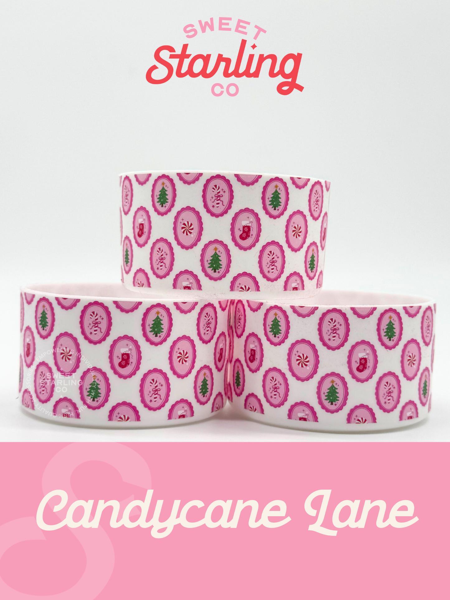 Candycane Lane Tumbler Boot
