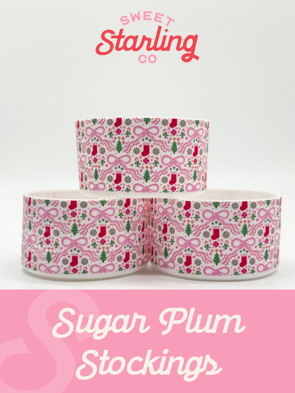 Sugar Plum Stockings Tumbler Boot
