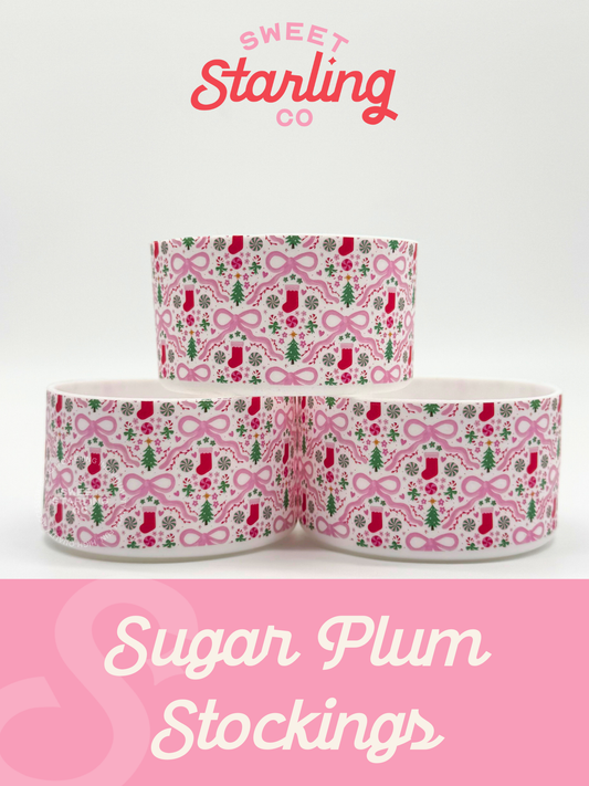 Sugar Plum Stockings Tumbler Boot