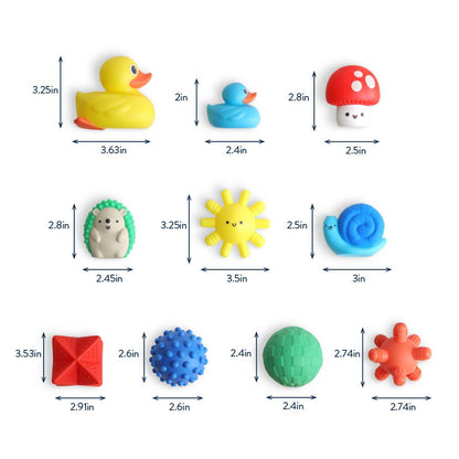 Itzy Splash Gift Set™ Soft Bath + Water Toys