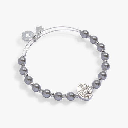 The Twilight Saga Cullen Crest Beaded Charm Bangle