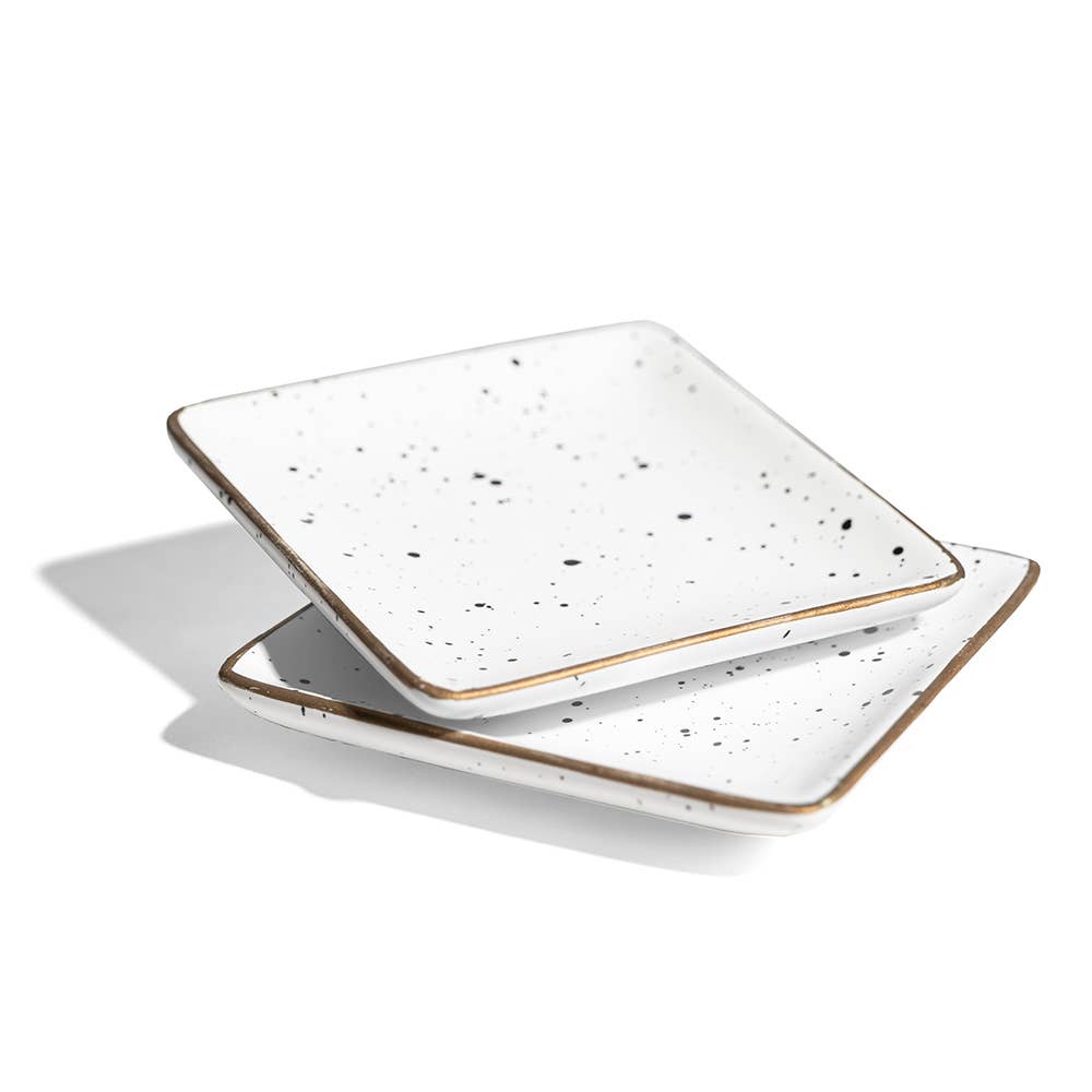 Speckled Ceramic Soap Dish