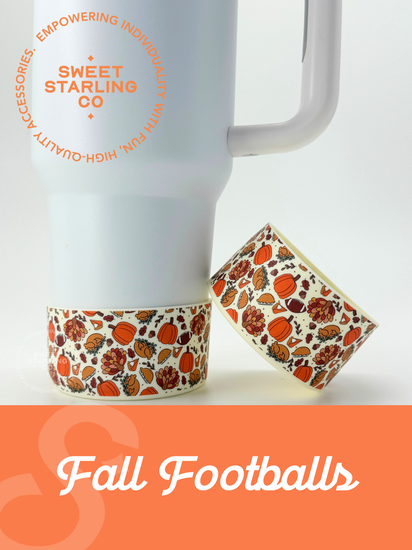 Fall Footballs Tumbler Boots