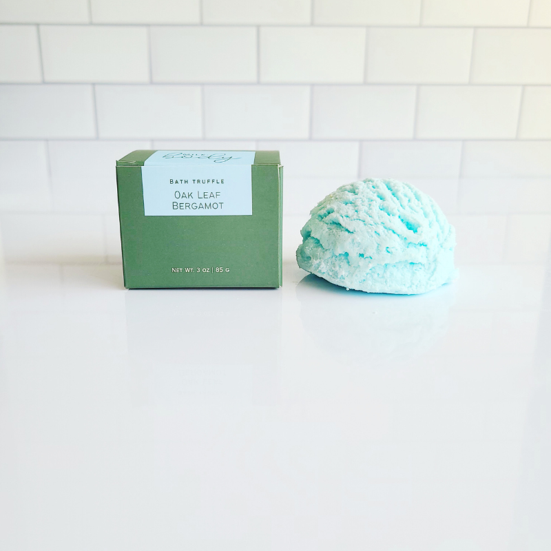 Oak Leaf Bergamot Bath Truffle