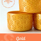 Snowflake Tumbler Boot- Gold