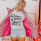Full of Holiday Spirit WHITE Christmas Shirt: Small