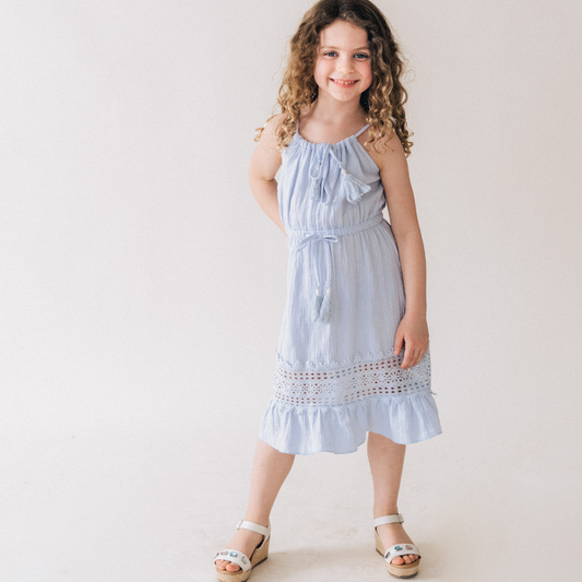 Lace Cutout Mommy & Me Dress - Child