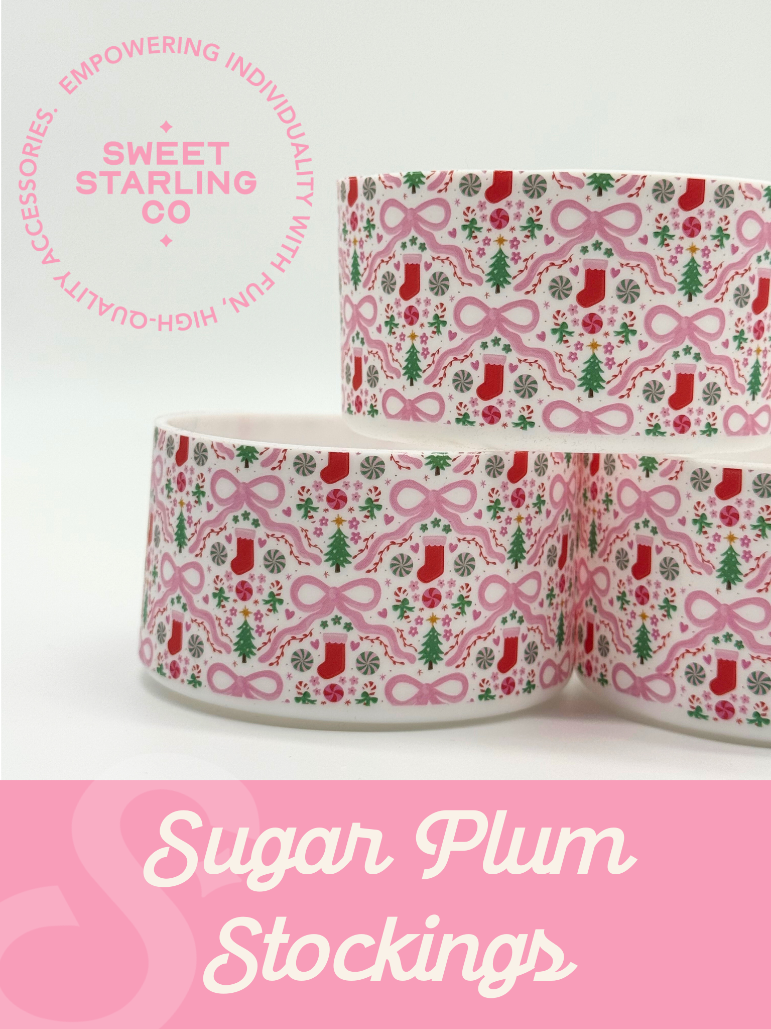 Sugar Plum Stockings Tumbler Boot