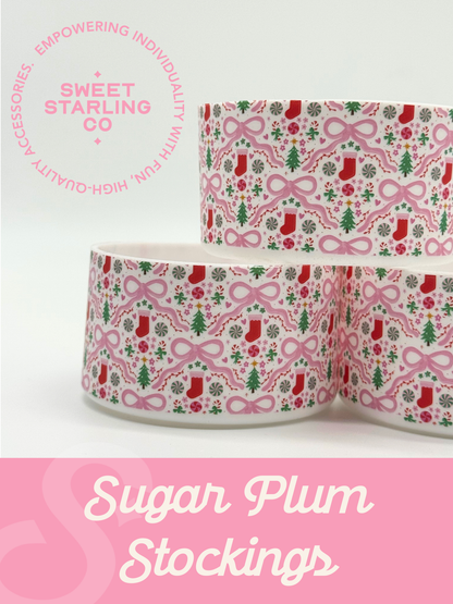 Sugar Plum Stockings Tumbler Boot