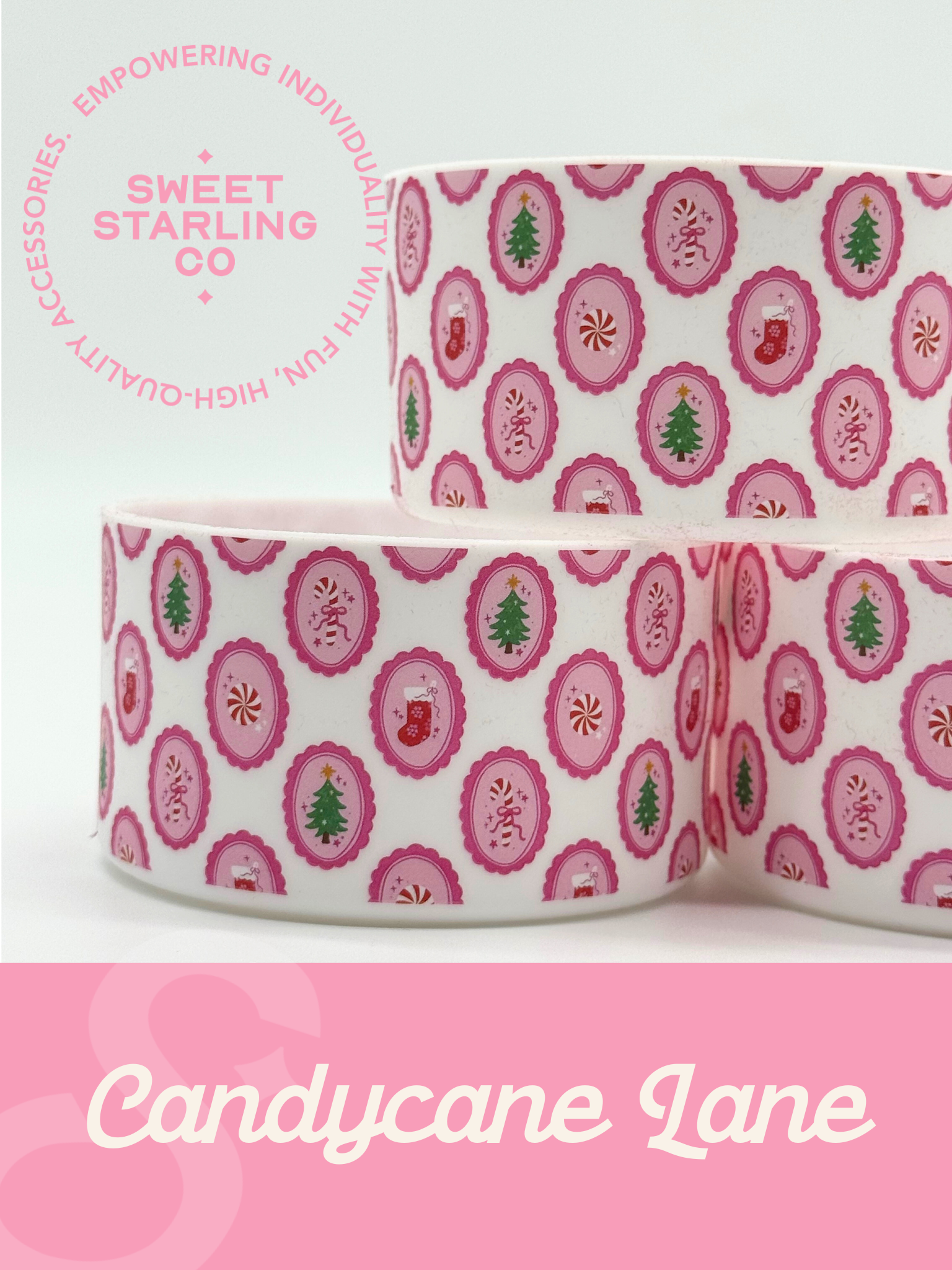 Candycane Lane Tumbler Boot