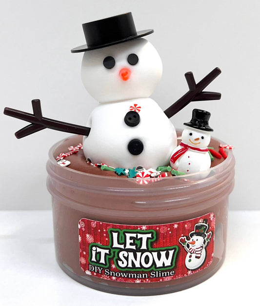 Let it Snow DIY Snowman Slime
