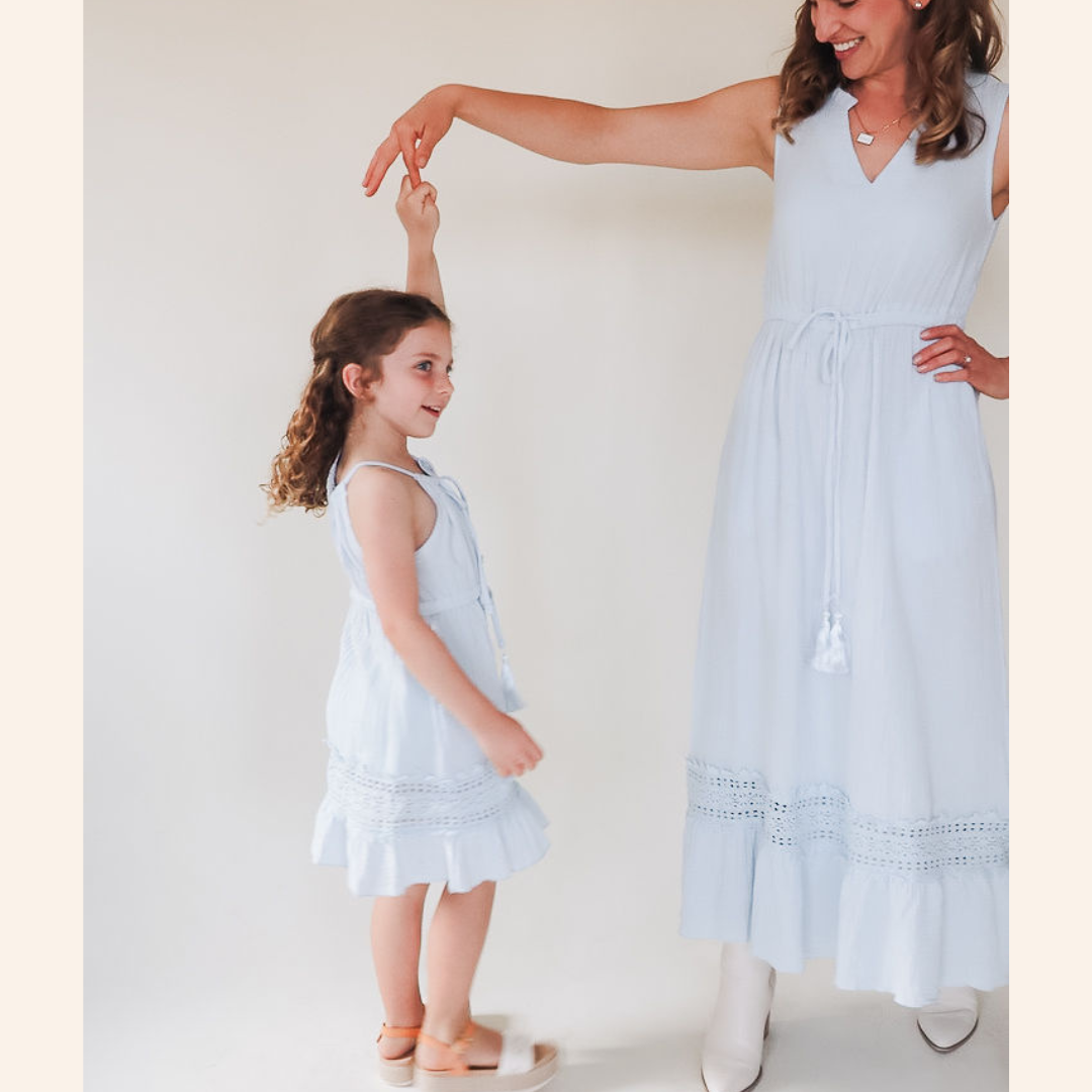Lace Cutout Mommy & Me Dress - Child
