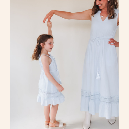 Lace Cutout Mommy & Me Dress - Child