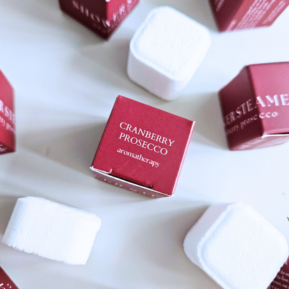 Cranberry Prosecco | Holiday Shower Steamer