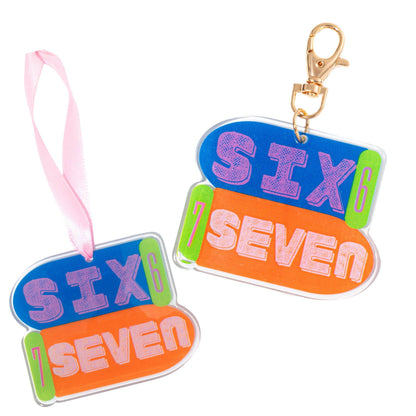 6 7 Six Seven gift 6 7 stocking stuffer gift 67 Christmas : Ornament