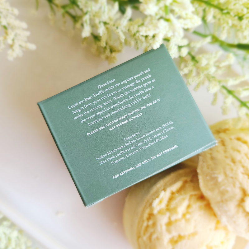 Peach Lemon Bath Truffle
