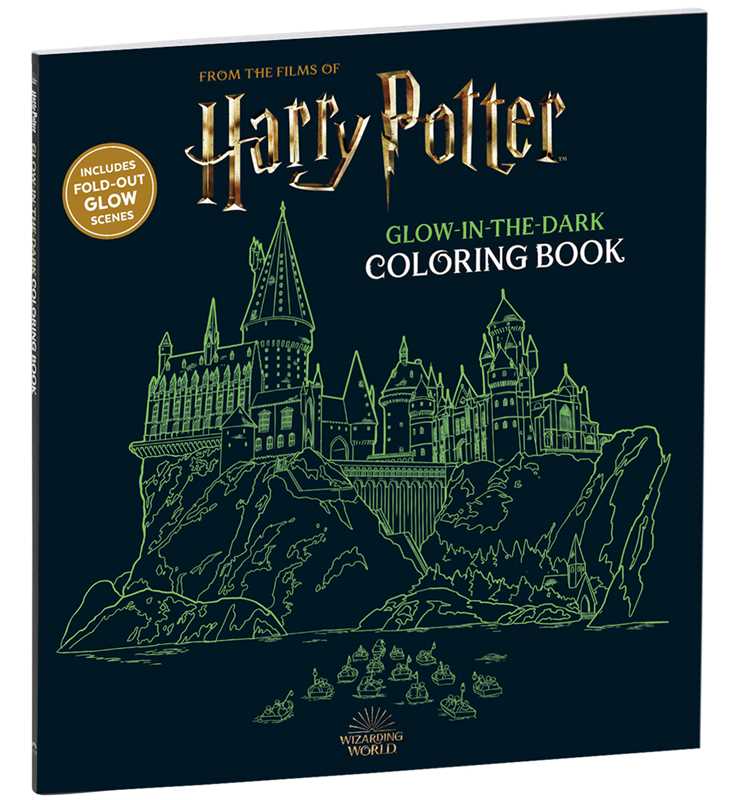Harry Potter Glow in the Dark Coloring Book by Editors of Thunder Bay Press: Paperback; 76 pages / English