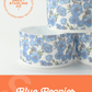 Blue Peonies Tumbler Boots