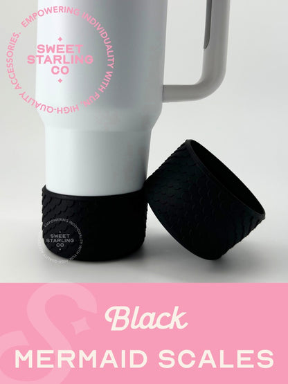 Mermaid Scales Tumbler Boot- Black