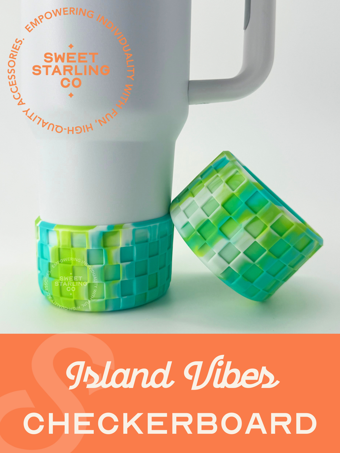 Checkerboard Tumbler Boots- Island Vibes