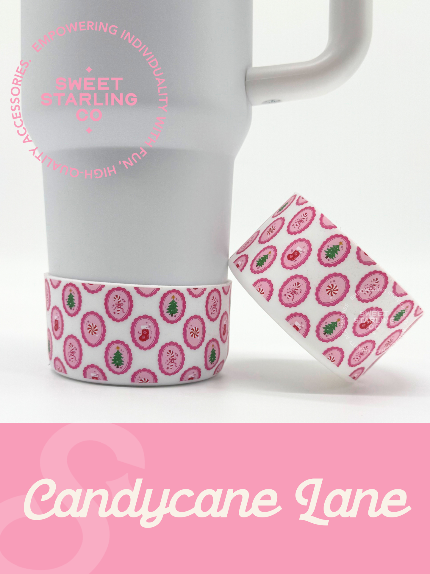 Candycane Lane Tumbler Boot