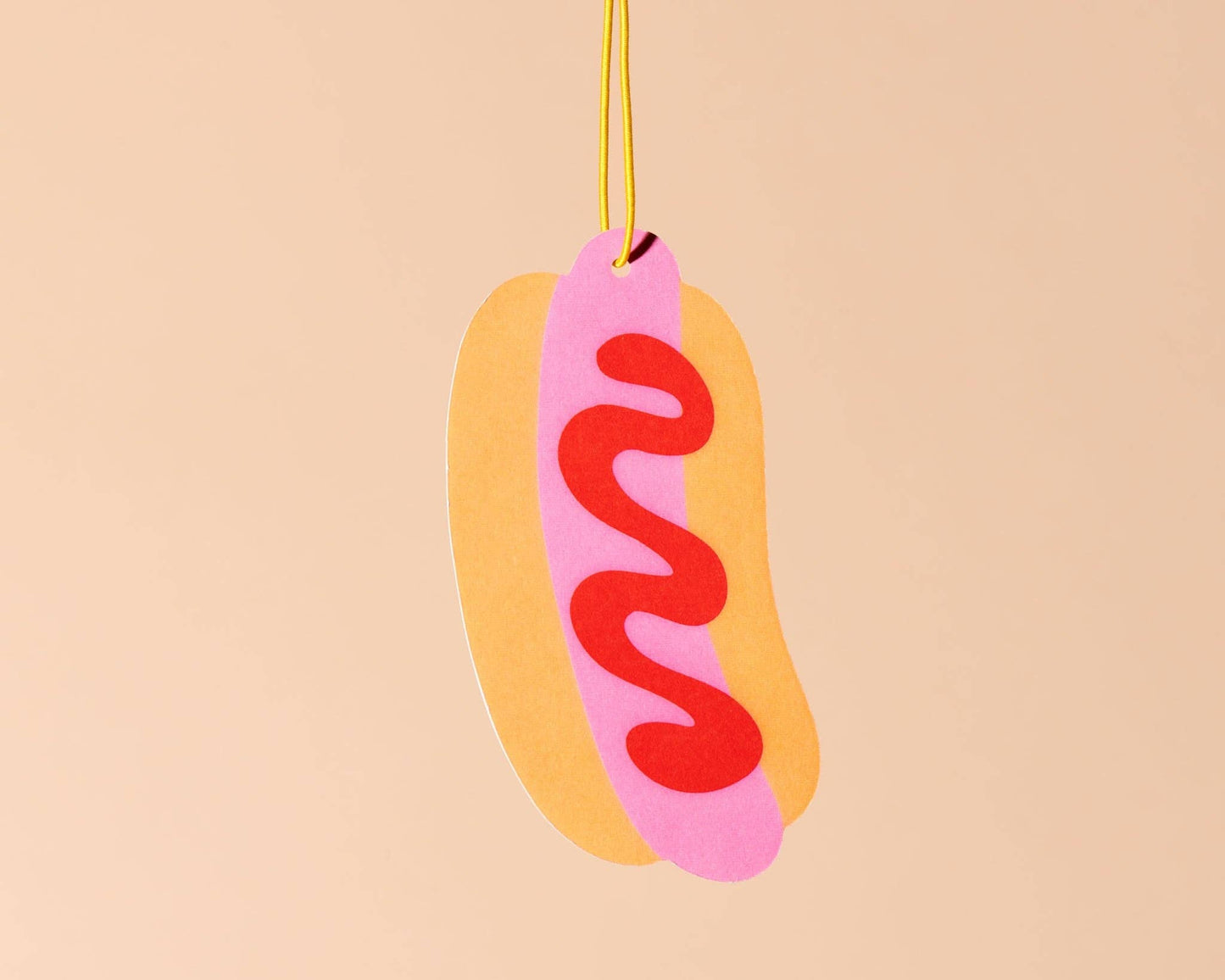 Hot Dog Food Air Freshener - Pink Lemonade Scent