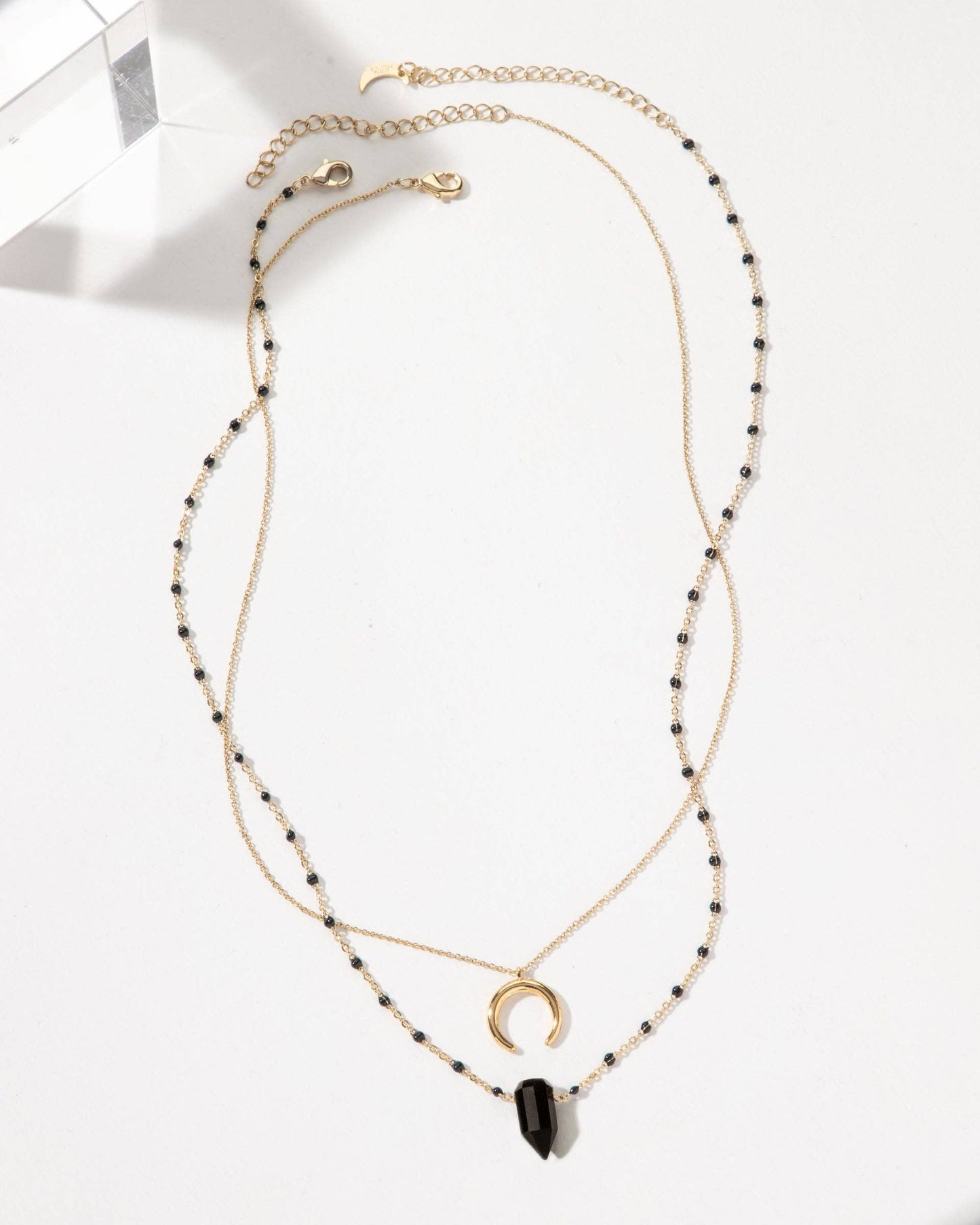 Dark Moon Onyx Necklace Set - Black Onyx