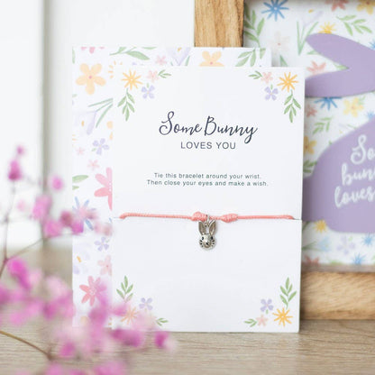 Some Bunny Loves You Rabbit Charm Bracelet