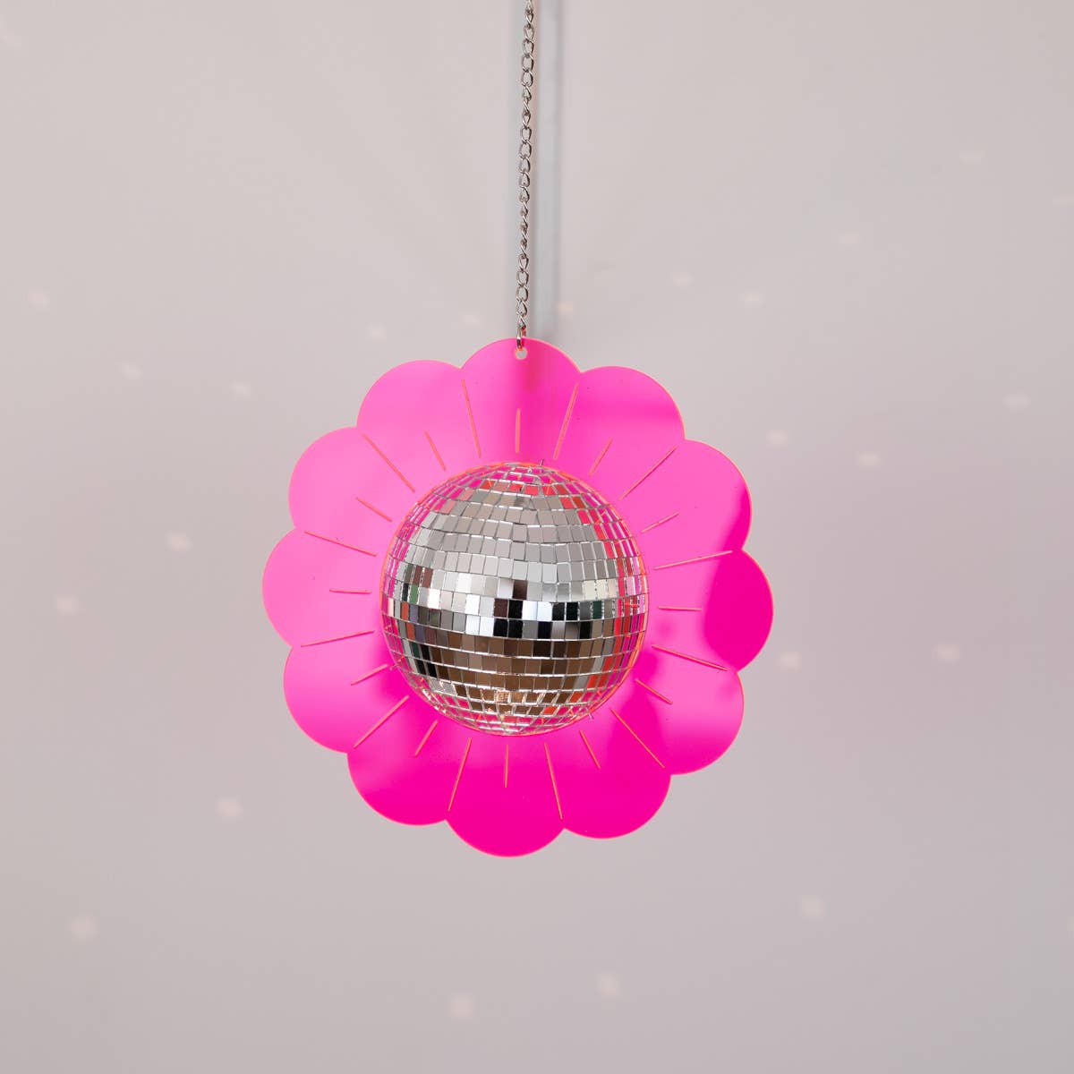 LARGE Disco Daisy: Hot Pink