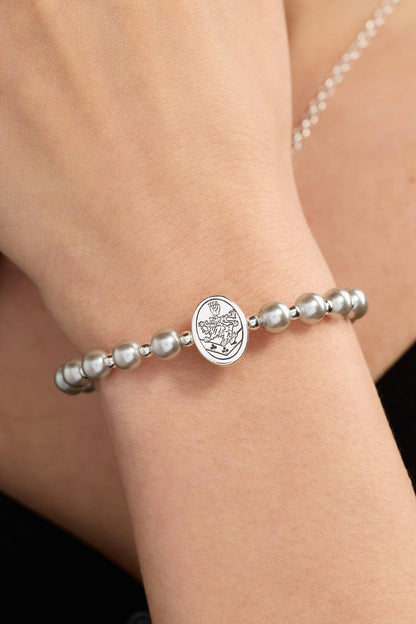 The Twilight Saga Cullen Crest Beaded Charm Bangle