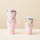 40 oz Take Me Everywhere Tumbler-Floral Haven Lilac