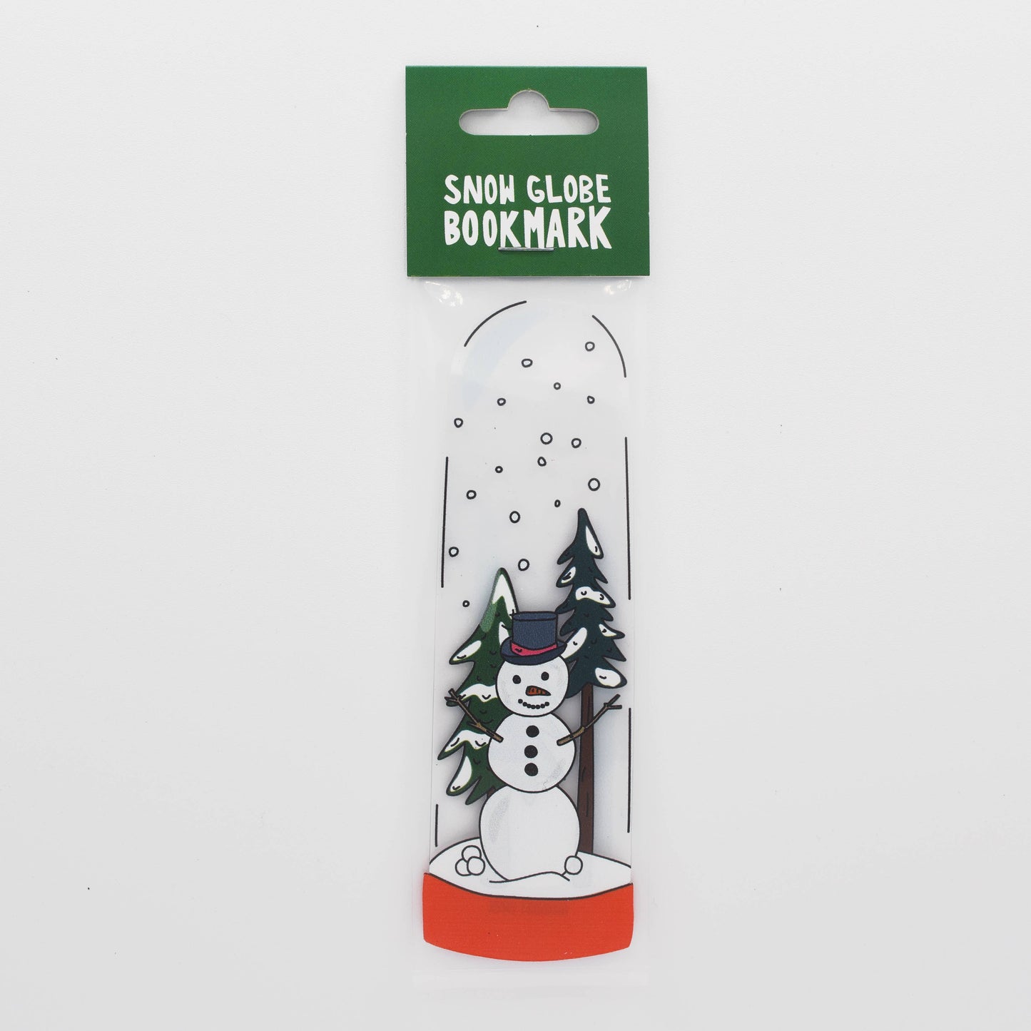 Snow Globe Bookmark (it's die cut!)