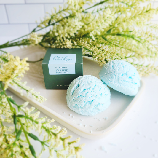 Oak Leaf Bergamot Bath Truffle