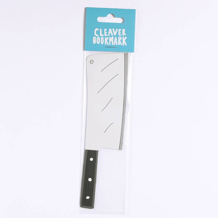 Cleaver Bookmark (it's die cut!)