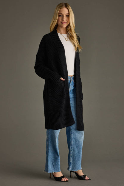 Black Knit Cardigan