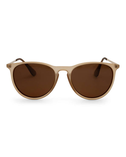 Midnight - Women's Polarized Medium Horn Sunglasses: Hot Pink