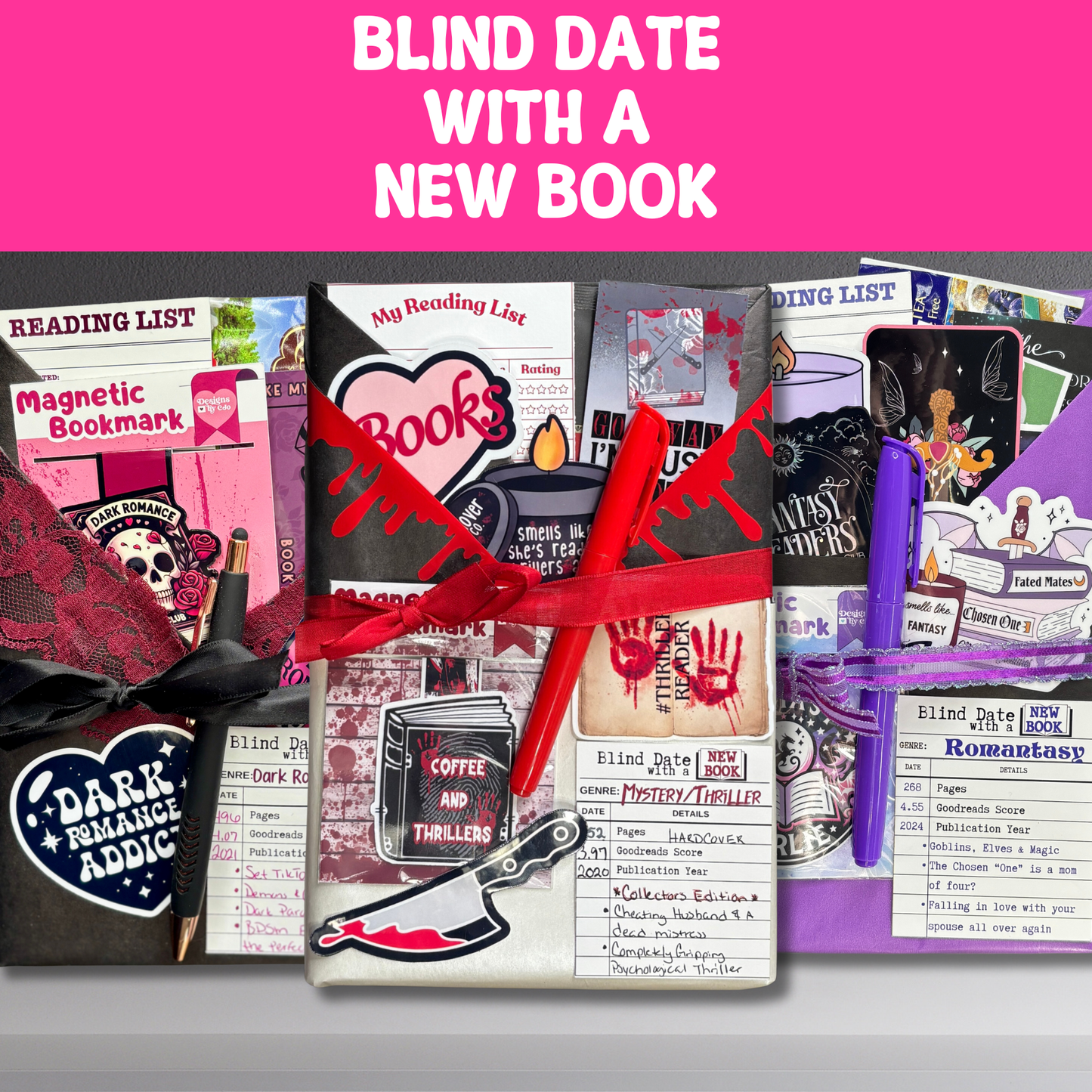 Blind Date with a Book ⭐️NEW⭐️: Dark Romance/Spicy