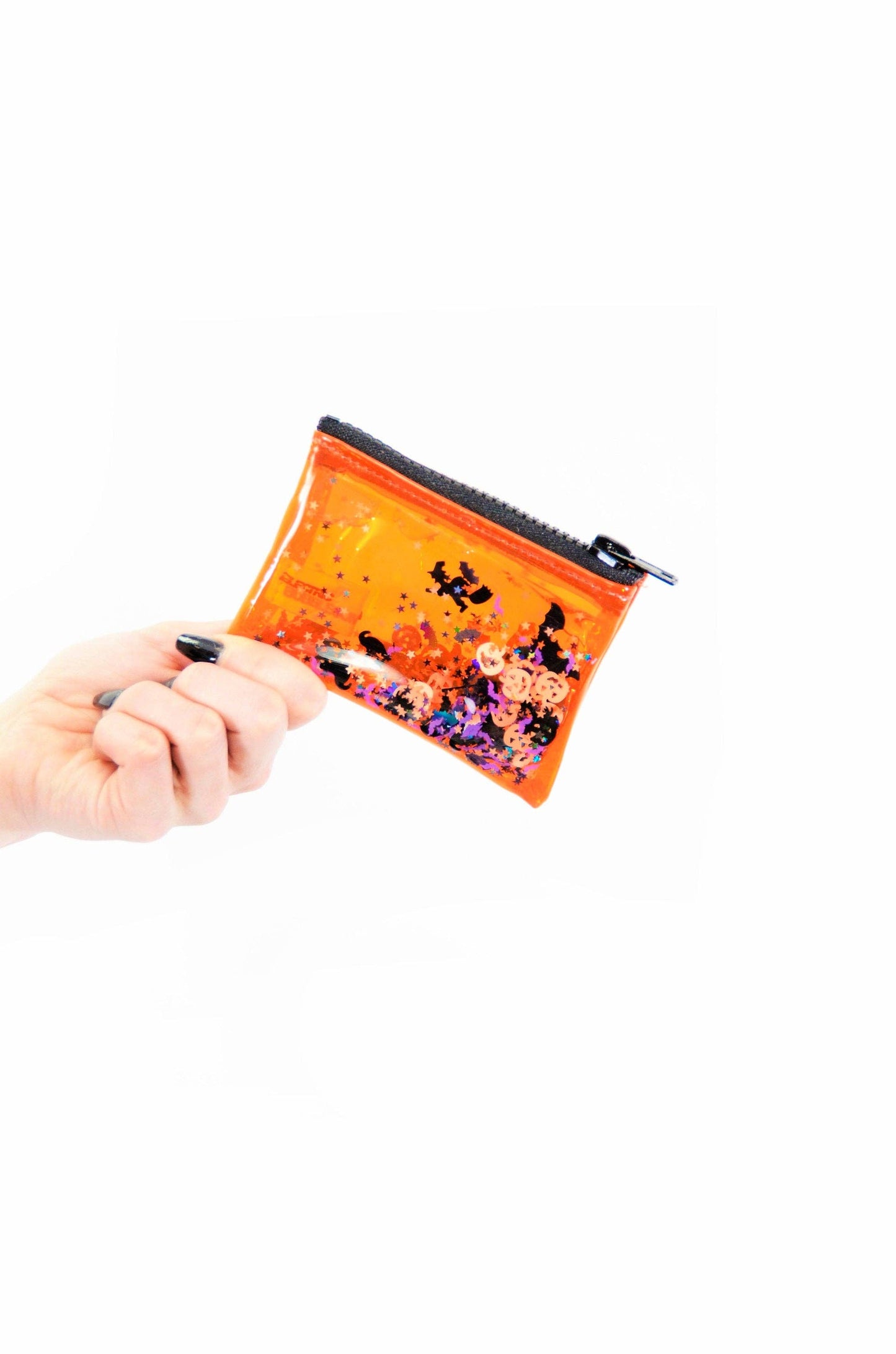 Liquid Glitter Coin Purse - The Great Pumpkin