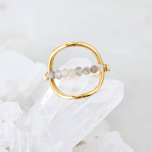 Labradorite Ring - Waterproof